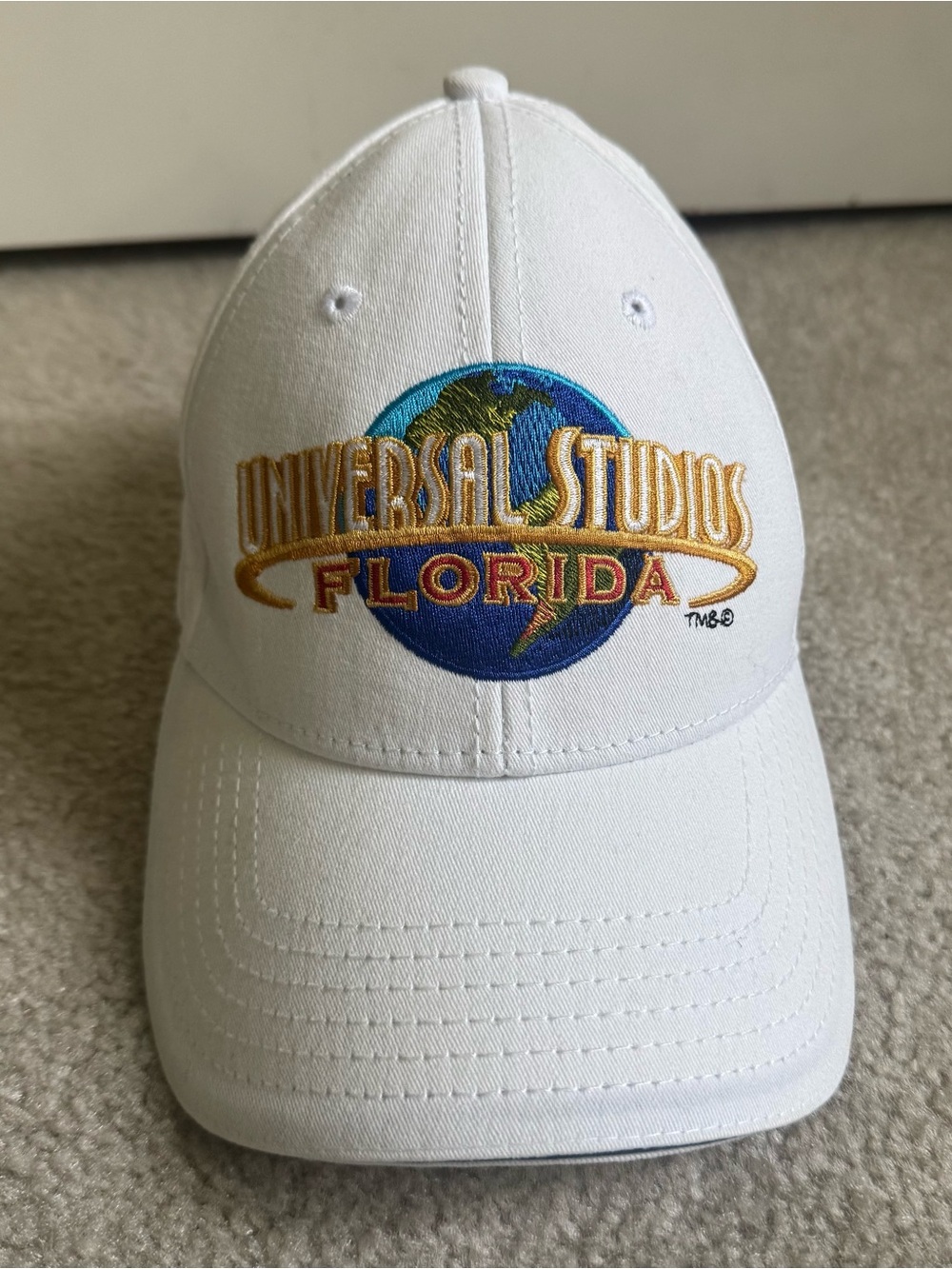 Vintage 90s White Universal Studios Orlando Florida Cap / Hat